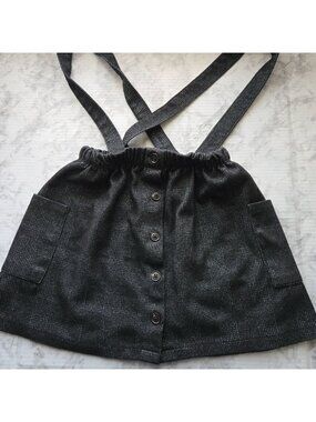 Zara Kids Collection Girls' Suspender Skirt Sz 11/12 (SKU 26-0141)